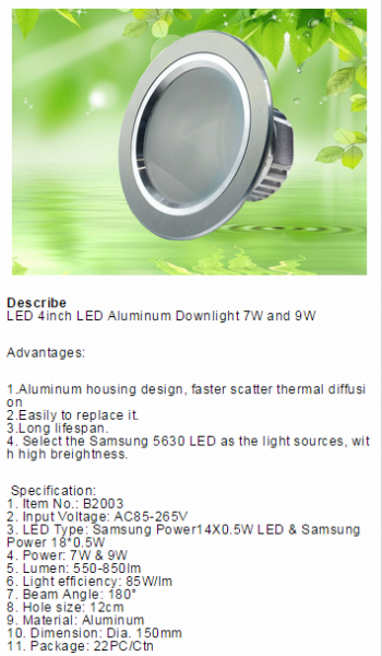 LED DownLighters