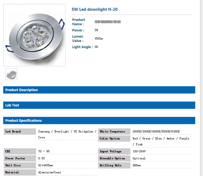 LED DownLighters