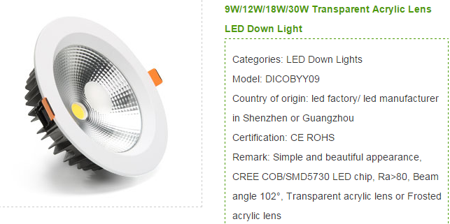 LED DownLighters