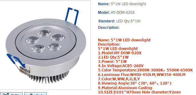 LED DownLighters