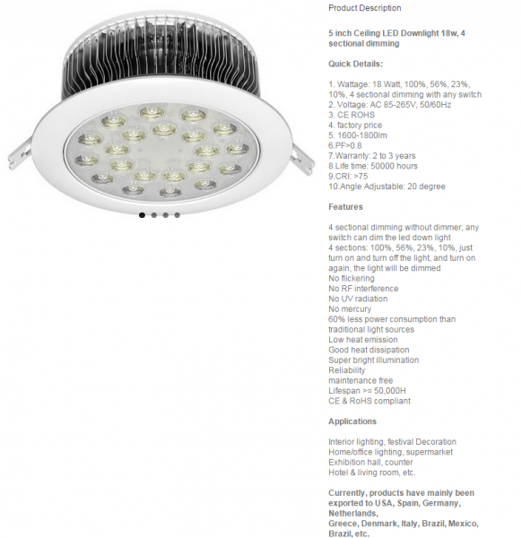 LED DownLighters