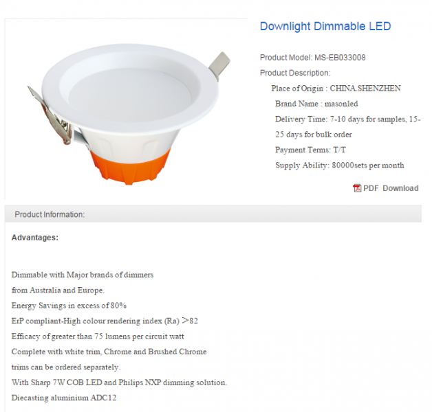 LED DownLighters