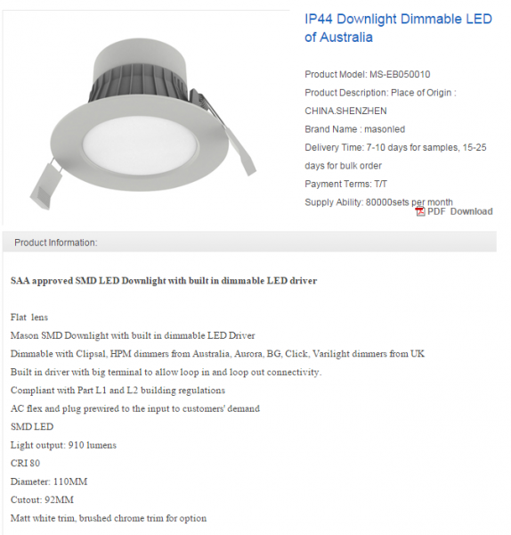 LED DownLighters