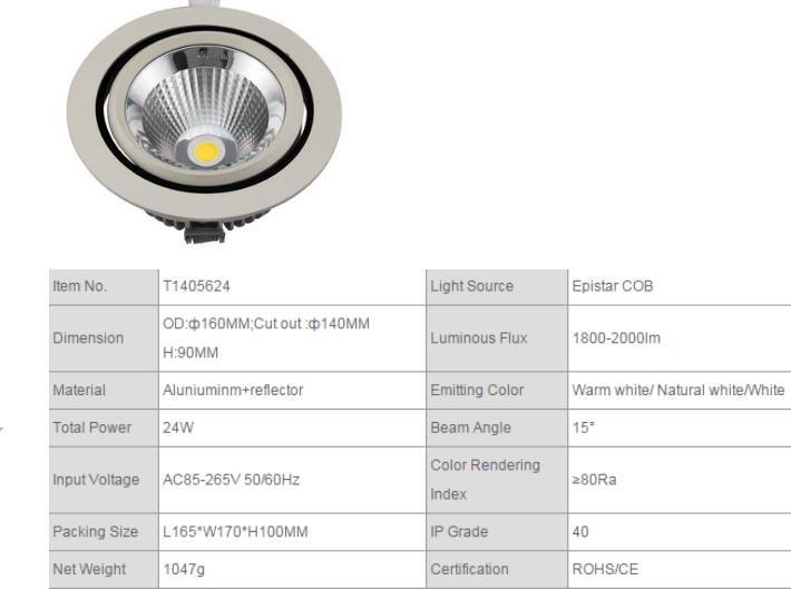 LED DownLighters