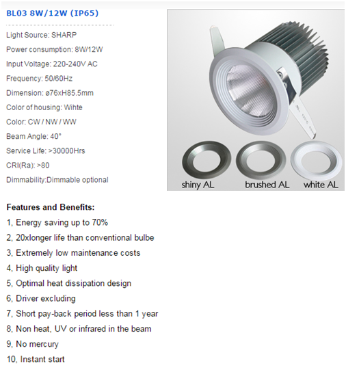 LED DownLighters