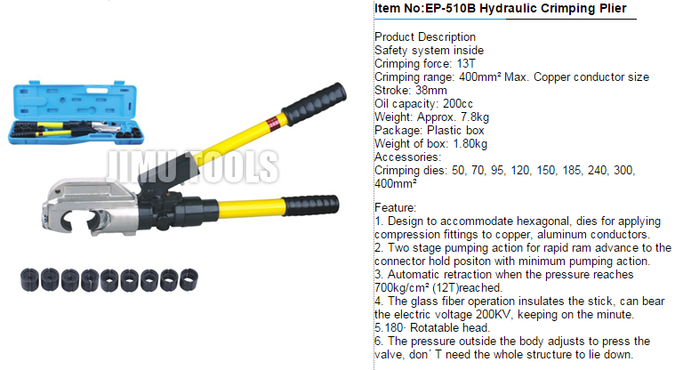 Hydraulic Crimping Tool