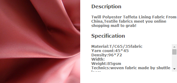 Taffeta Fabric