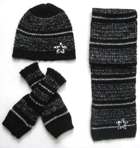 Scarf, Hat &Glove sets