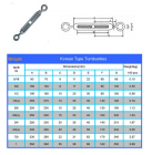 South Korean Type Turnbuckle