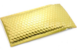 Yellow Aluminum foil bubble mailer