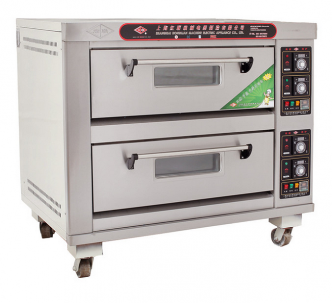 Electric deck oven