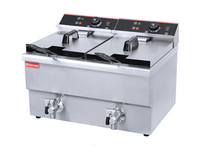 2-Tank 2-Basket Electric Fryer