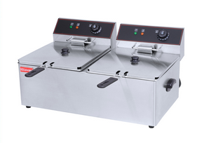 2-Tank 2-Basket Electric Fryer