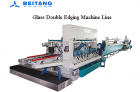 Glass straight line double edge production line