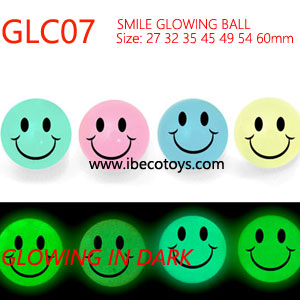 Smiley bouncing balls