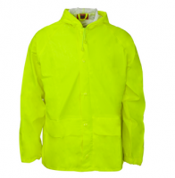 Fluorescent green safety jacket