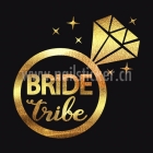 Bride gold bachelorette hen party bridesmaids weekend wedding Temporary Tattoos