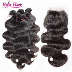 3 Bundles With Lace Closure