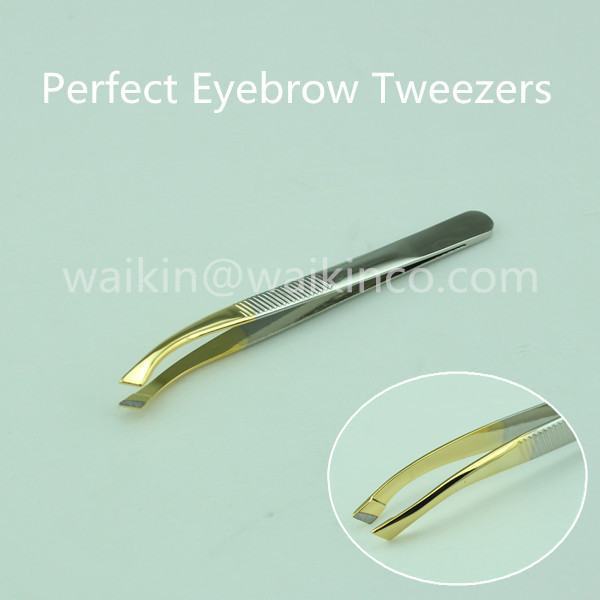 Stainless Steel Lady Eyebrow Tweezer