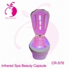 Far infrared sauna LED light magic cabin Therapy spa capsule