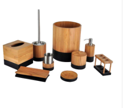 Bamboo accessories set