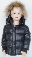 babies' down jacket  with fur hood(HDC10-06)