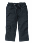 Children boy dark blue woven long pants(KT285)