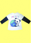 boy's panda print T-shirt(DF-15)