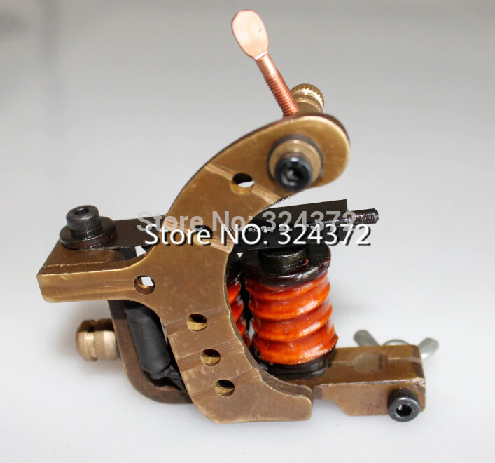 Handmade Cast brass frame Tattoo Machine Gun