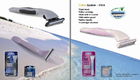 615 triple blade system razor with USA import razor refills