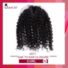 Ear to Ear Closure Curly ( Lace Frontal ) 9A