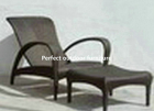 rattan chaise lounge-PF-3014