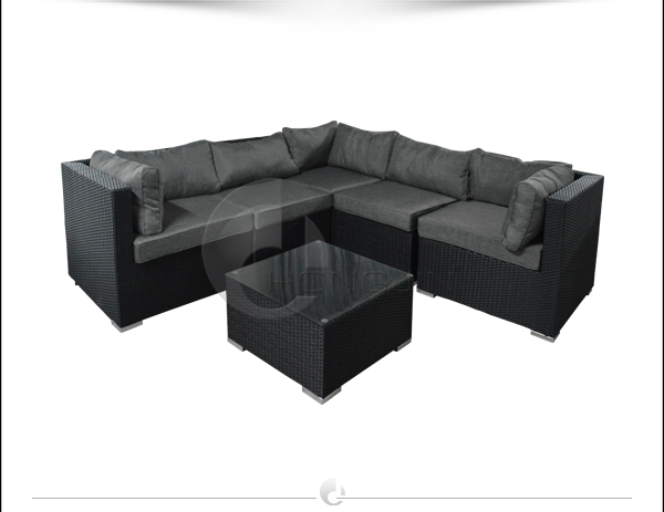 K.D Structure Wicker Sectional Garden Sofa Set (HJGF0047)