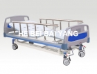 Movable Double-function Manual Hospital Bed with ABS Bed Head（A-49）