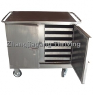 Movable CE Quality Food Serving Cart(THR-FC003)