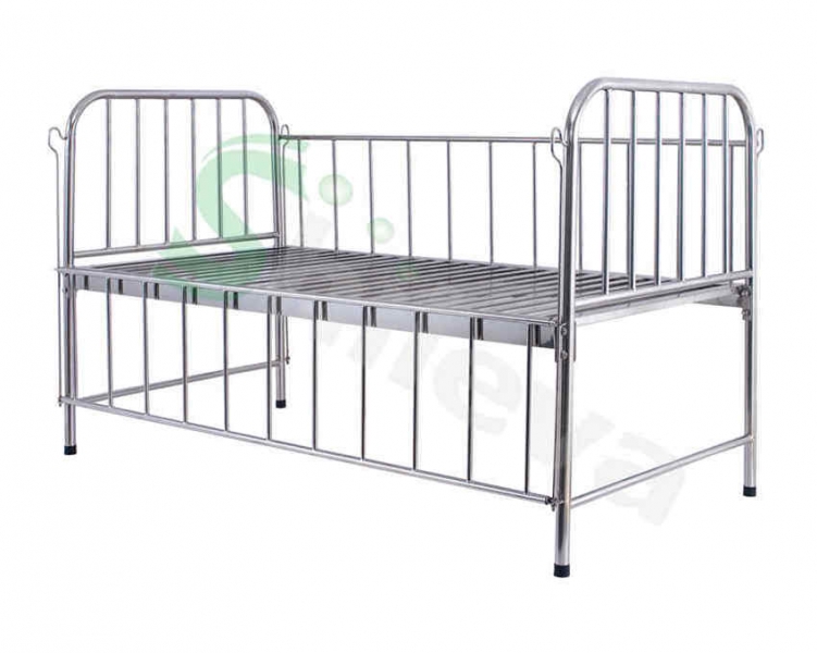 High Rail Stainless-steel Children Bed( SLV-B4206S)