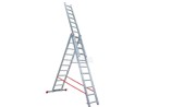 Aluminum combination ladder