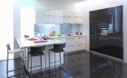 lacquer kitchen cabinet