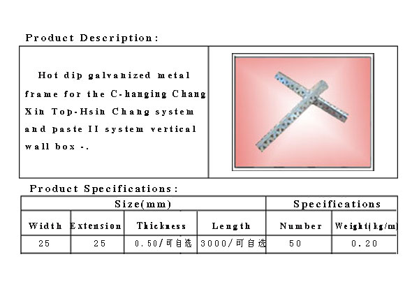 Galvanized Light Steel Keel