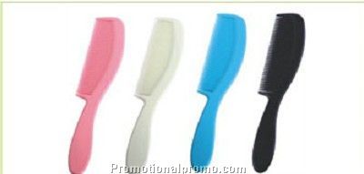 Plastic comb with handle