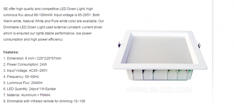 LED DownLighters